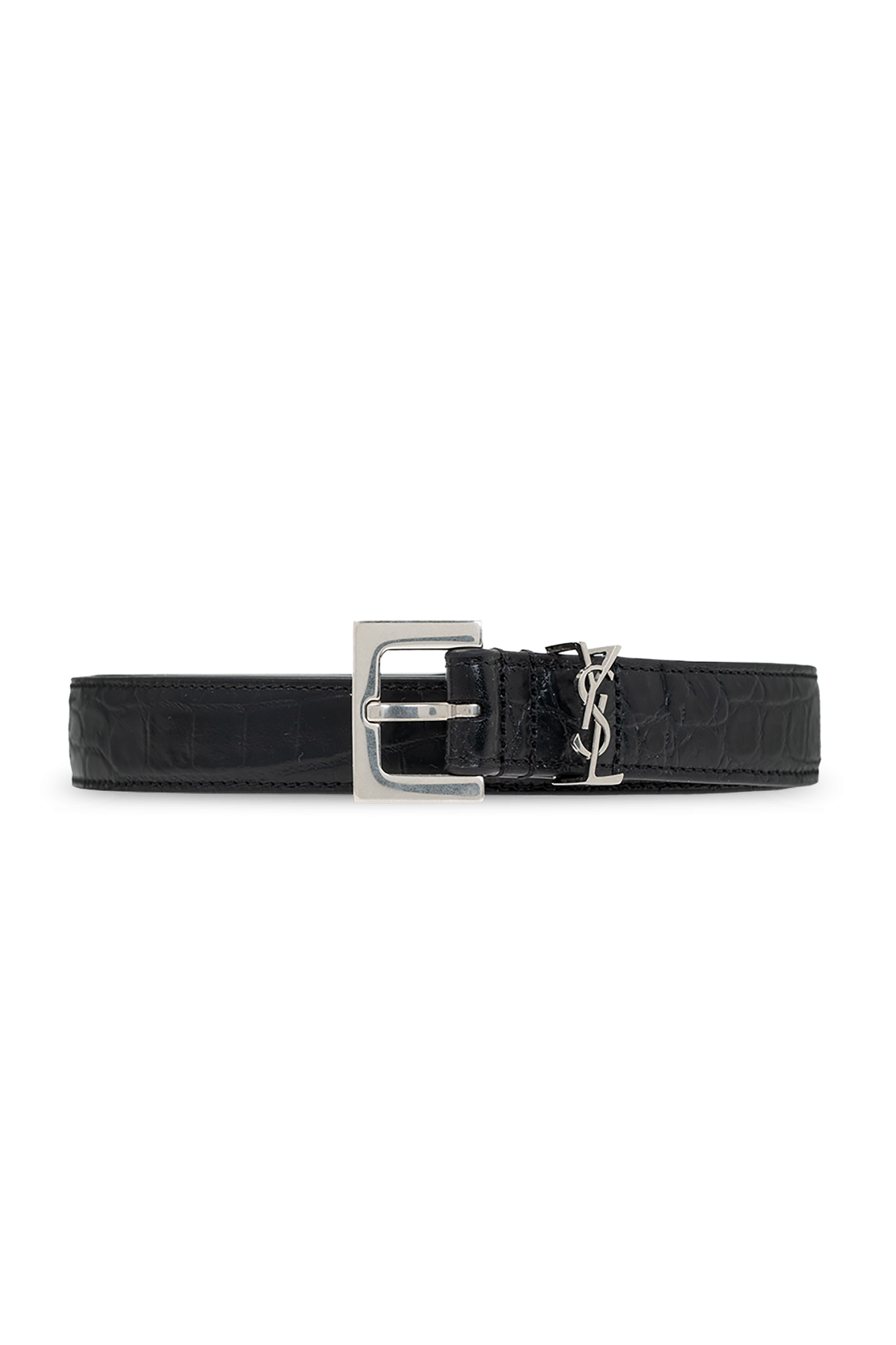 Vintage top YvesSaintLaurent 46 inch leather belt